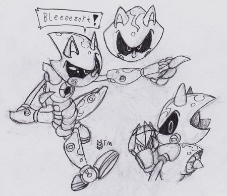 Metal Sonic Sketches