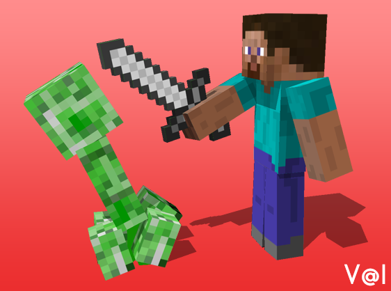 Friday Night Funkin' Minecraft Creeper vs Steve - Culga Games