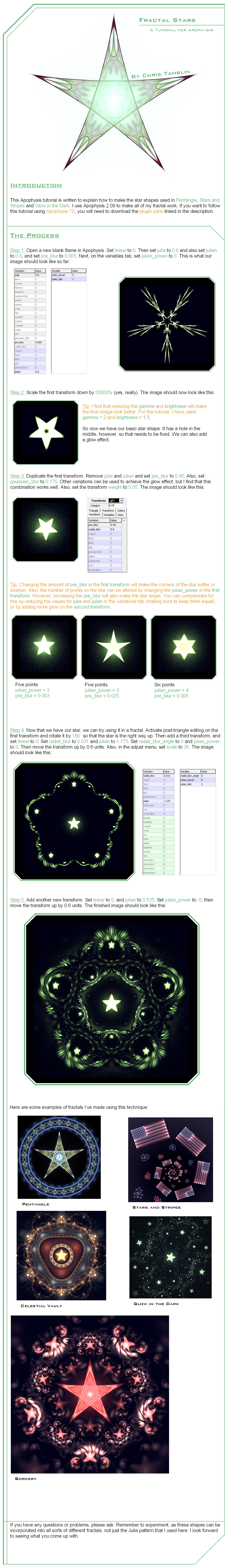 Tutorial - Fractal Stars