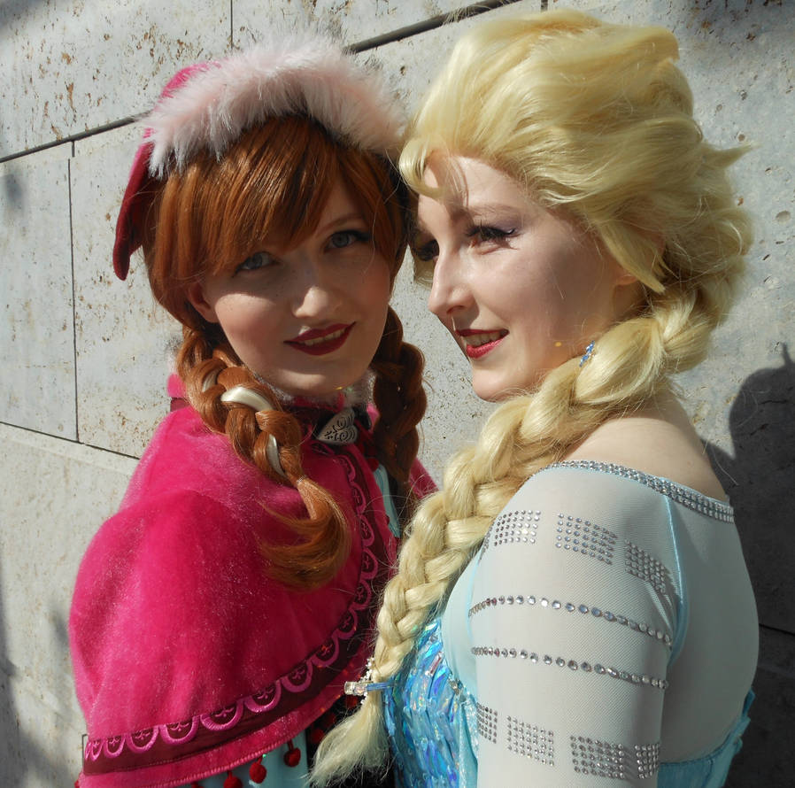 Anna and Elsa Frozen Cosplay 02 by Hikamaus on DeviantArt