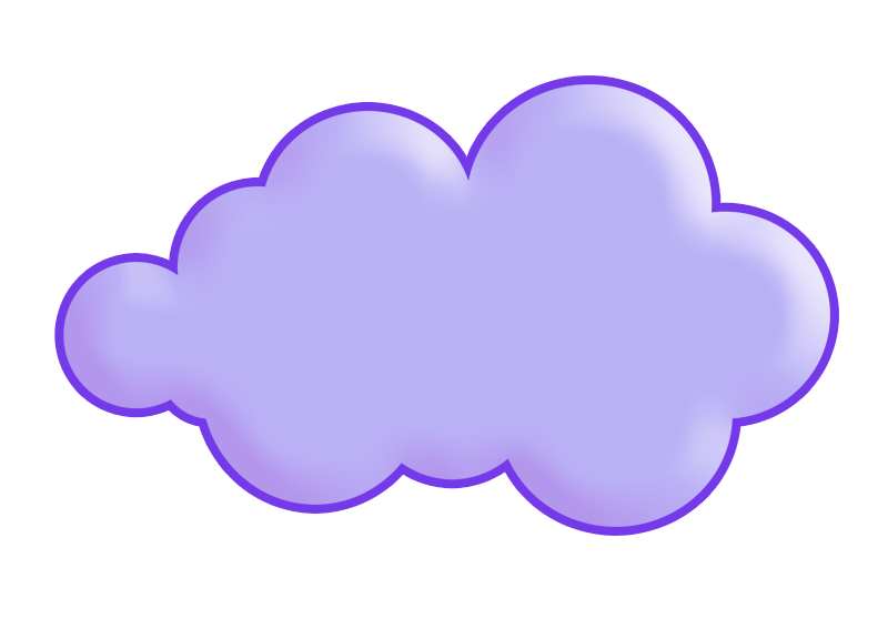 Туча на английском. Фиолетовое облачко. Облачко цветное. Разноцветное облачко. Облако мультяшный.