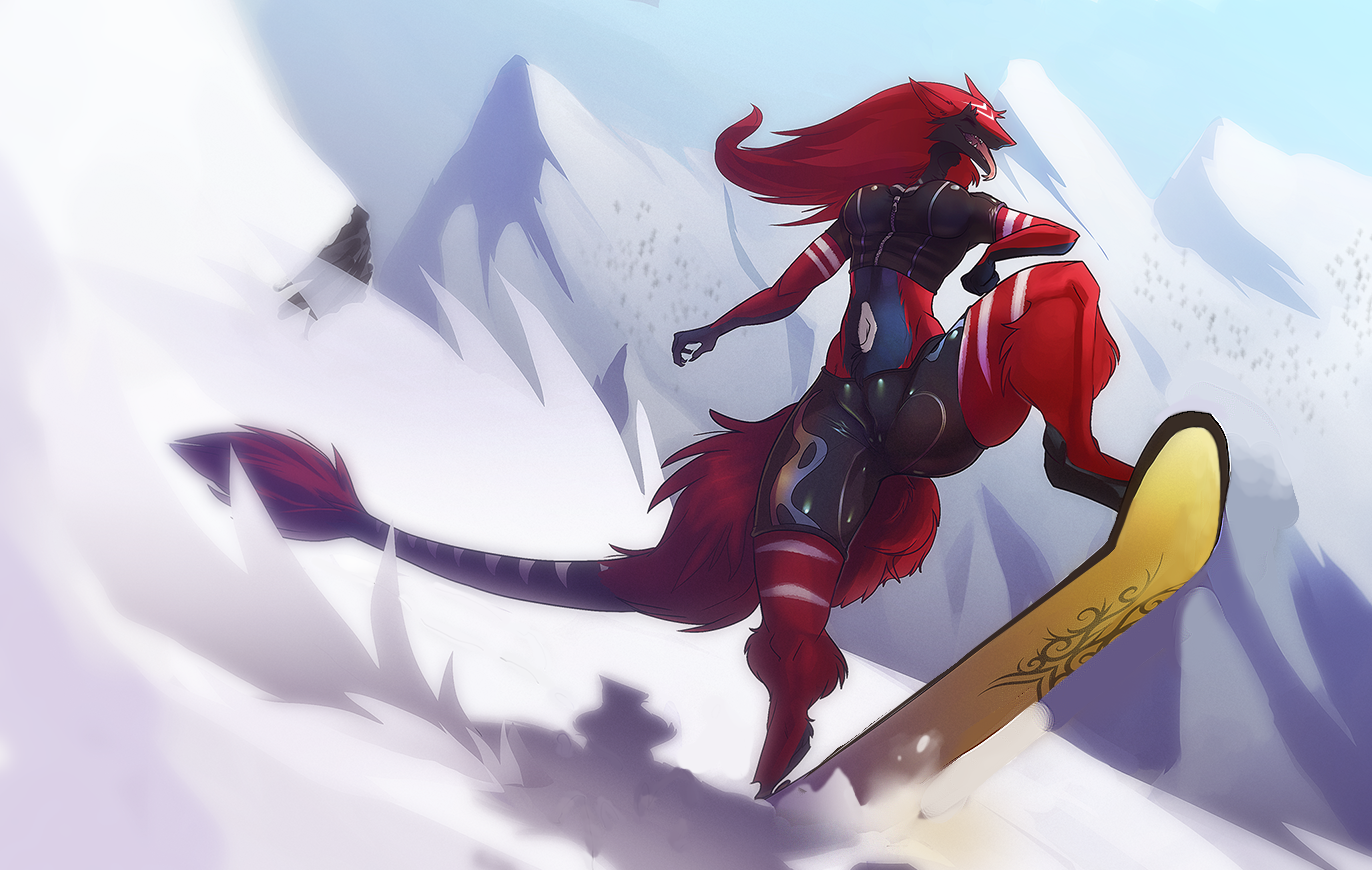 Shoada snowboarding