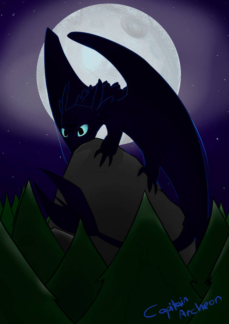 Toothless by CapitainArcheon on DeviantArt
