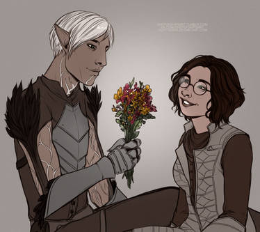 DA: Little Something {Fenris/Cadash} [Commission]