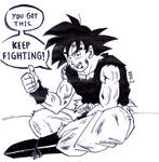 Goku says: You got this!