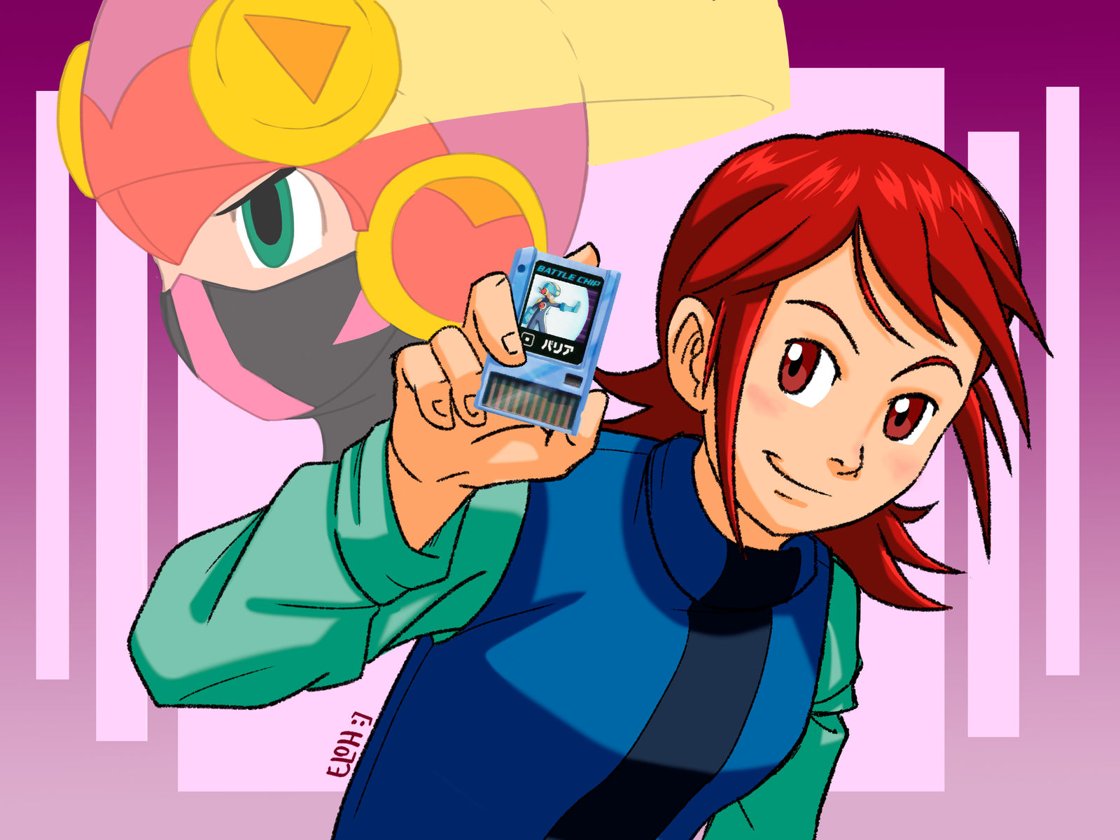 Roll.EXE! Battle routine, set! by EloAnNe on DeviantArt