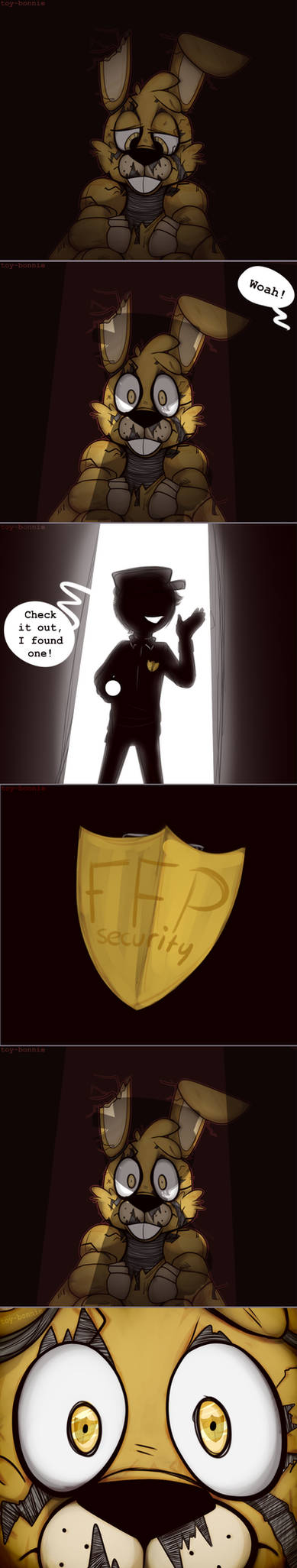 Confused Springtrap Discovering Springtrap by AnimatronicBunny on DeviantArt