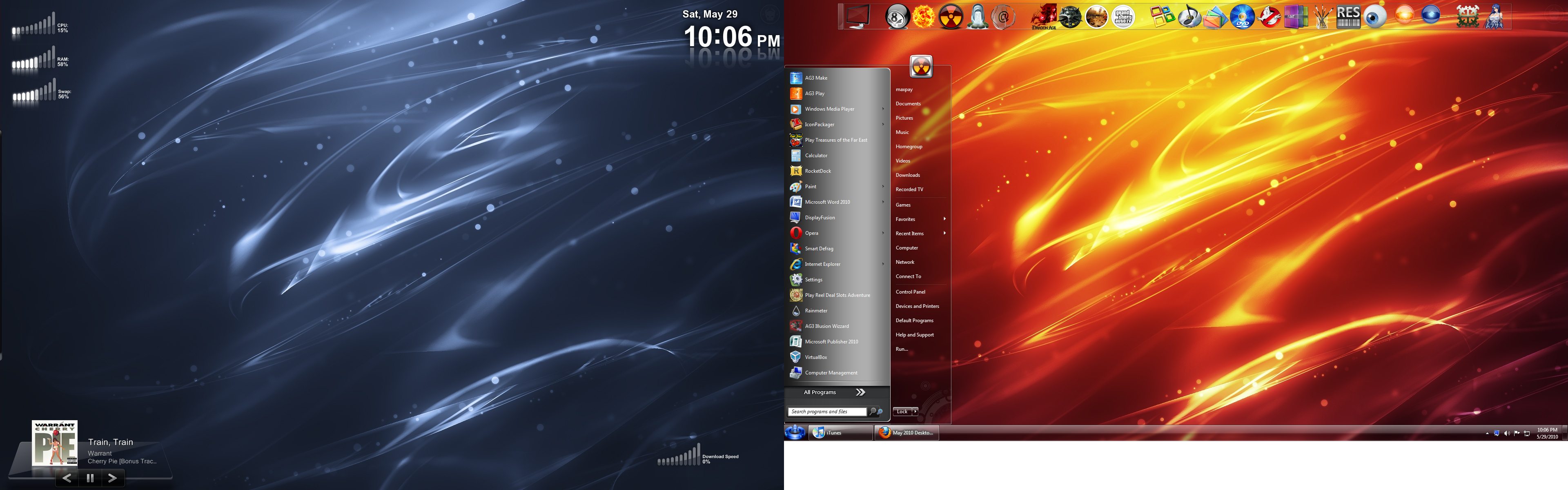 Windows 7 Taskbar Deviantart Windows 7 Desktop2 by maxpay on DeviantArt