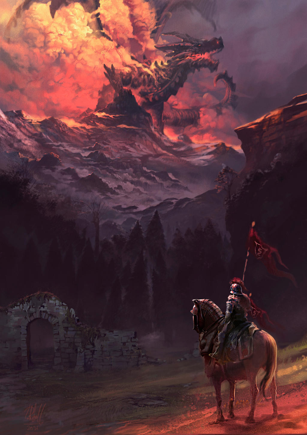 Dragins Rising Dragon rising by PabloHerediaG on DeviantArt