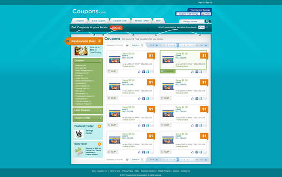 Coupons site