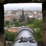 atop the cannon.