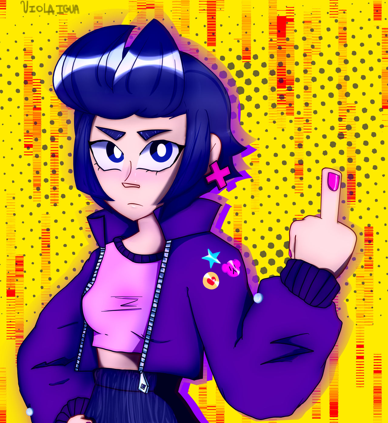 Bibi ~ Brawl Stars fanart by VIOLA-IGUA on DeviantArt