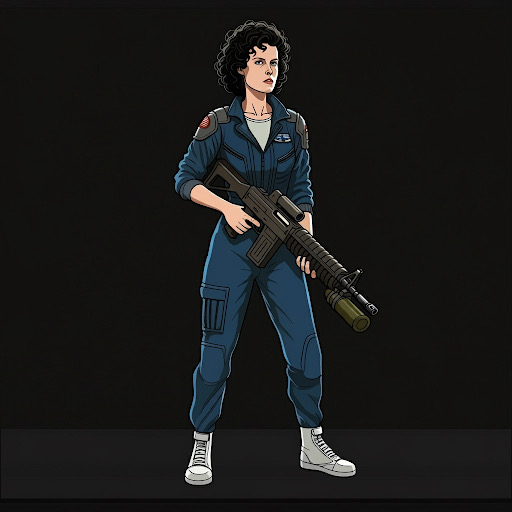 Lieutenant Ellen Ripley pulse rifle by alman123 on DeviantArt