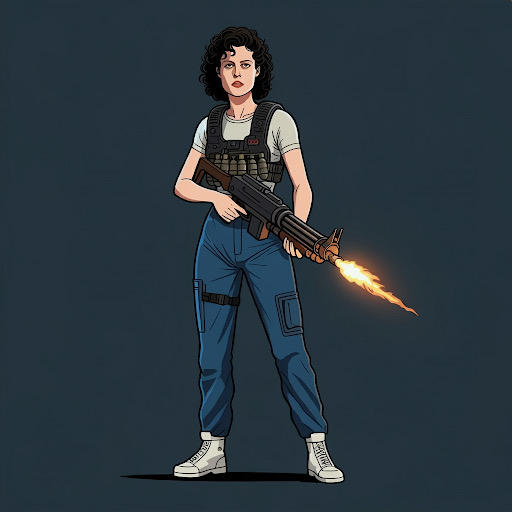Lieutenant Ellen Ripley Hive by alman123 on DeviantArt