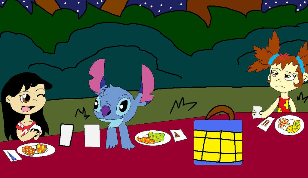Stitch Diners the dinner night by STITCH62633 on DeviantArt