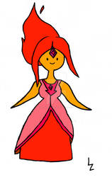 Flame Princess from Adventure Time