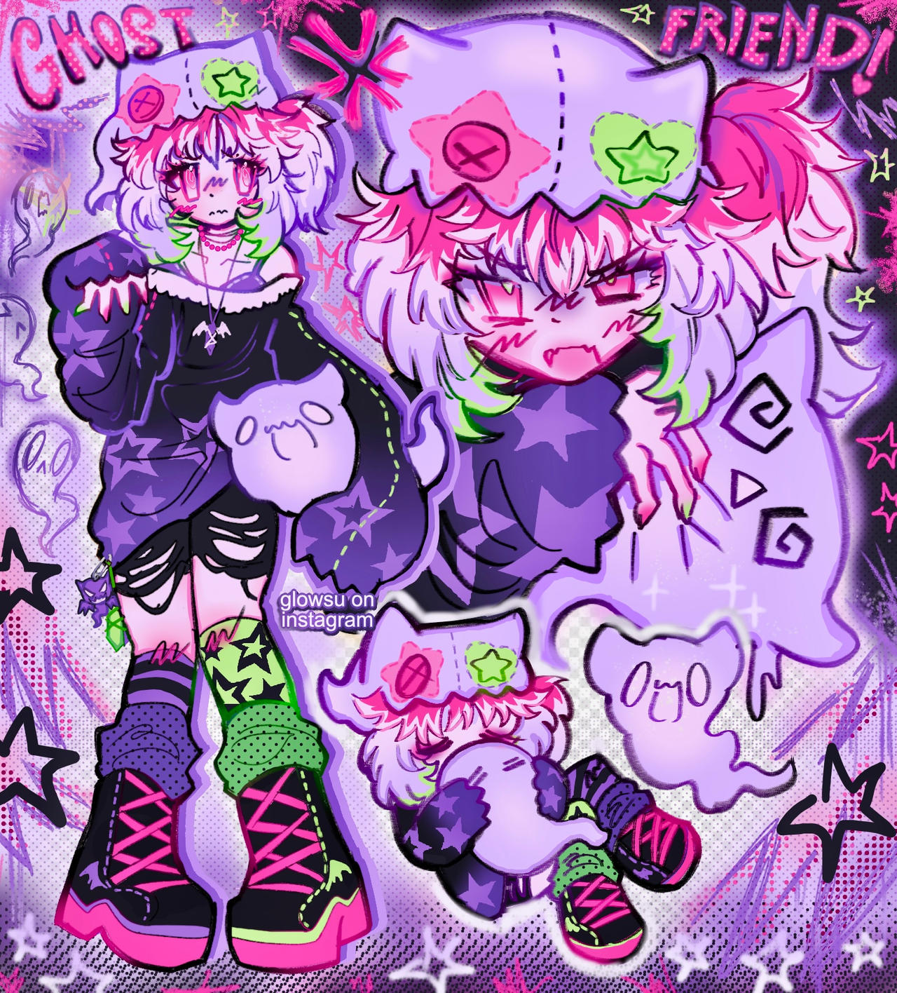 ghost friend adopt by glowsu on DeviantArt