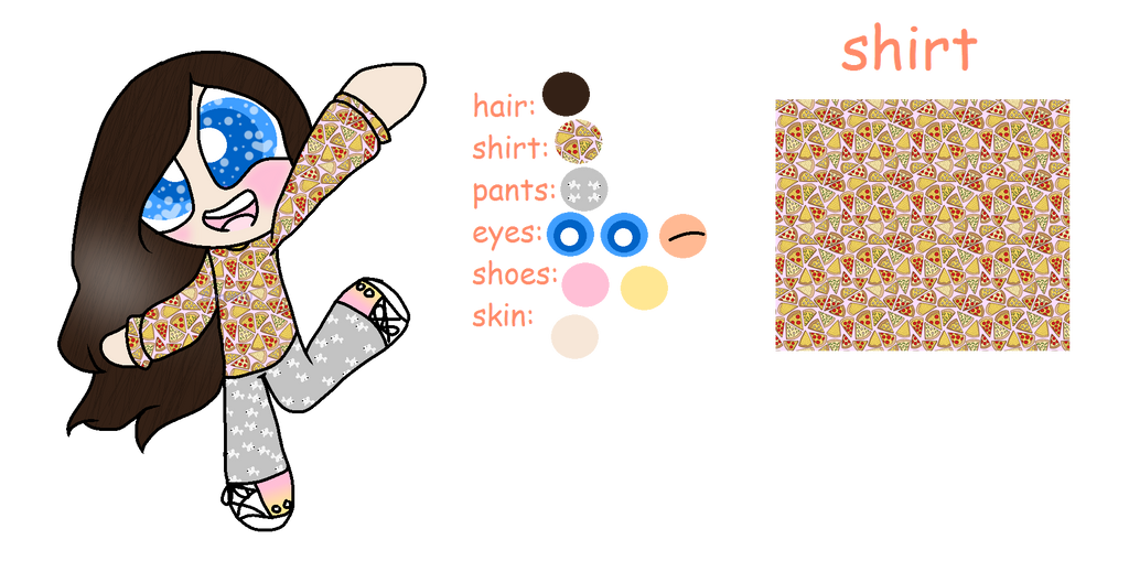 Caroline's color reference sheet by CinnamonR0ll10 on DeviantArt