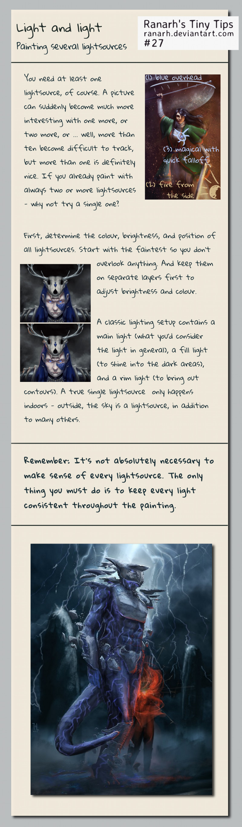 Tiny Tips: Light and Light by Ranarh