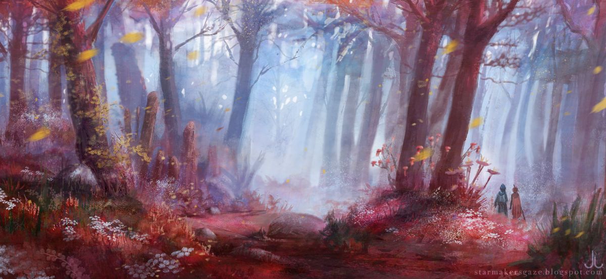 Genius Loci: Red Forest by Ranarh