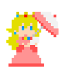 pixel Peach by nintenloid on DeviantArt