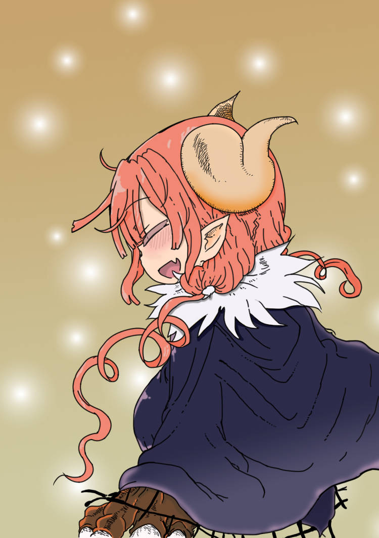 Ilulu(Iruru) - Kobayashi-san Chi no Maid Dragon by zeroocool145 on