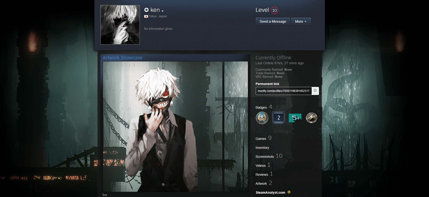 Tokyo Ghoul Kaneki Profile Design By Deceit06 On Deviantart Tokyo Ghoul Kaneki Profile Design By Deceit06 On Deviantart
