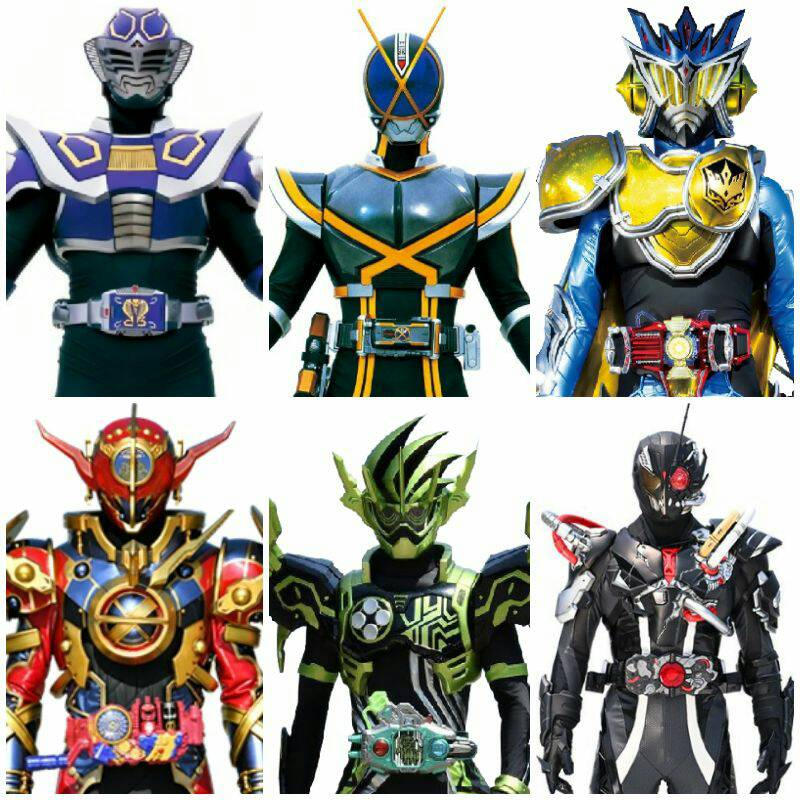 Top 6 evil Kamen Rider by udinbono on DeviantArt