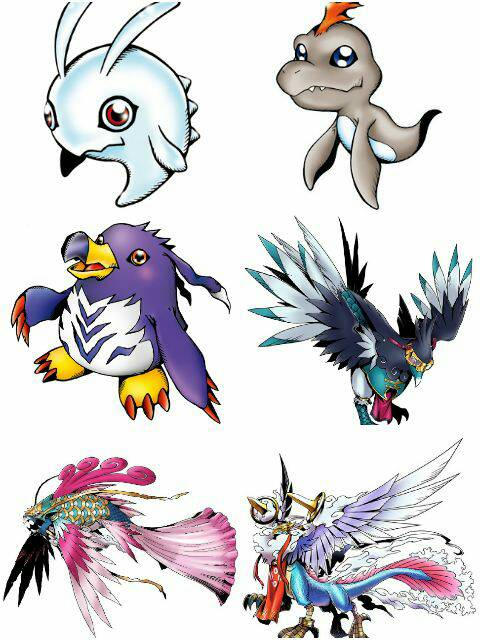 My Penguinmon evolution line 1 by udinbono on DeviantArt