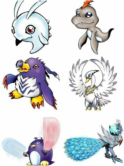 My Penguinmon evolution line 2 by udinbono on DeviantArt