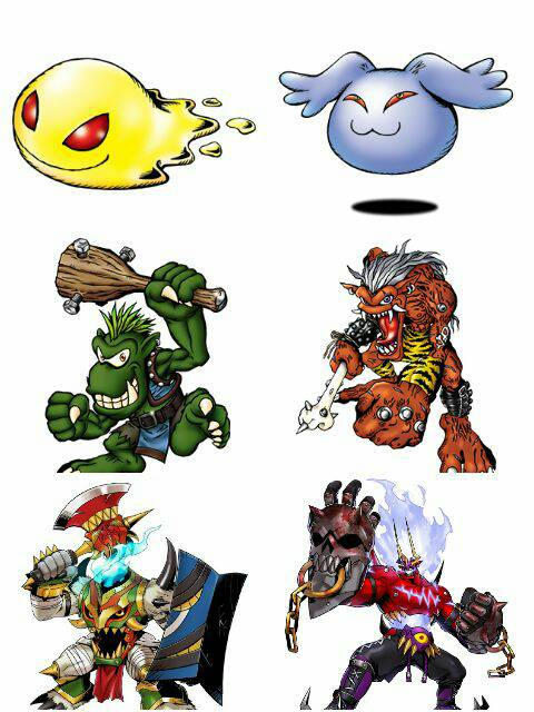 My Shamamon evolution line by udinbono on DeviantArt