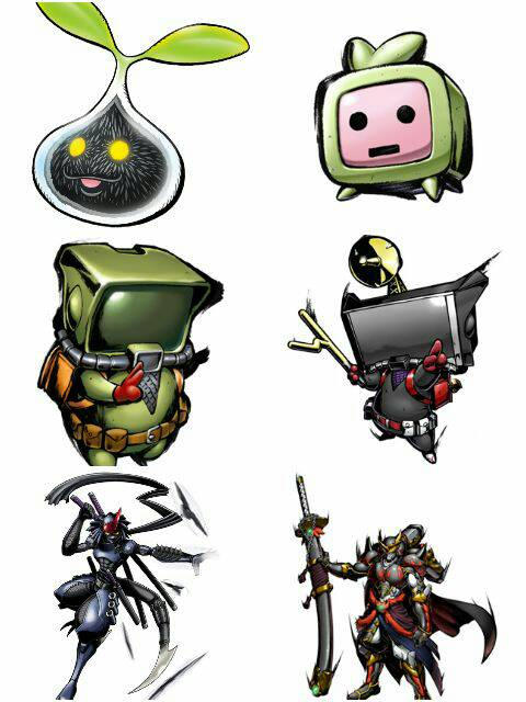 My Monitamon evolution line by udinbono on DeviantArt