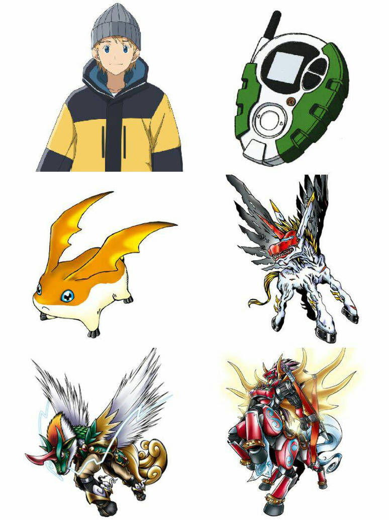 Takeru's Patamon evolution line by udinbono on DeviantArt