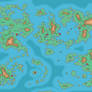 Pokemon Mystery Dungeon World Map HGSS Version