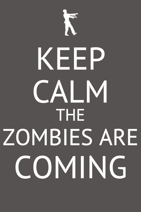 Keep Calm Zombies