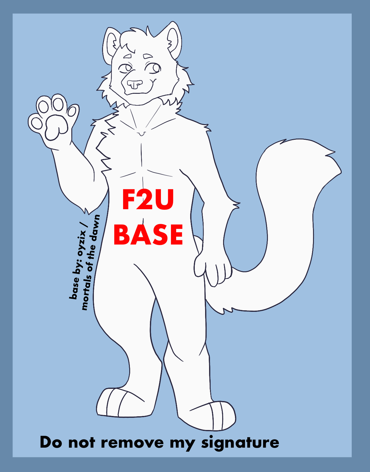 Feline Ref Base F2U Feline cat anthro reference base showcase by Oyzix on DeviantArt