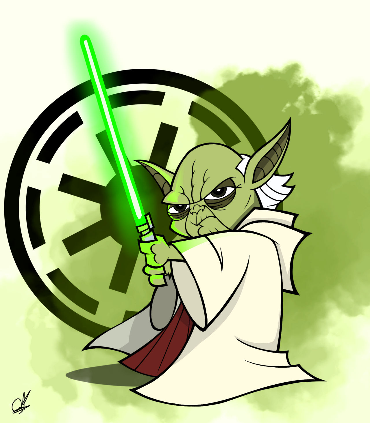 Yoda (Clone Wars 2003) by TheCosmic2006 on DeviantArt