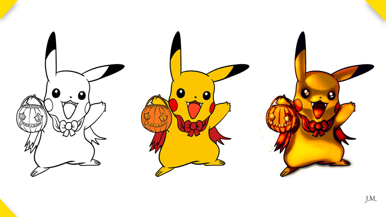 Pikachu Evolution by JulliesMaya on DeviantArt