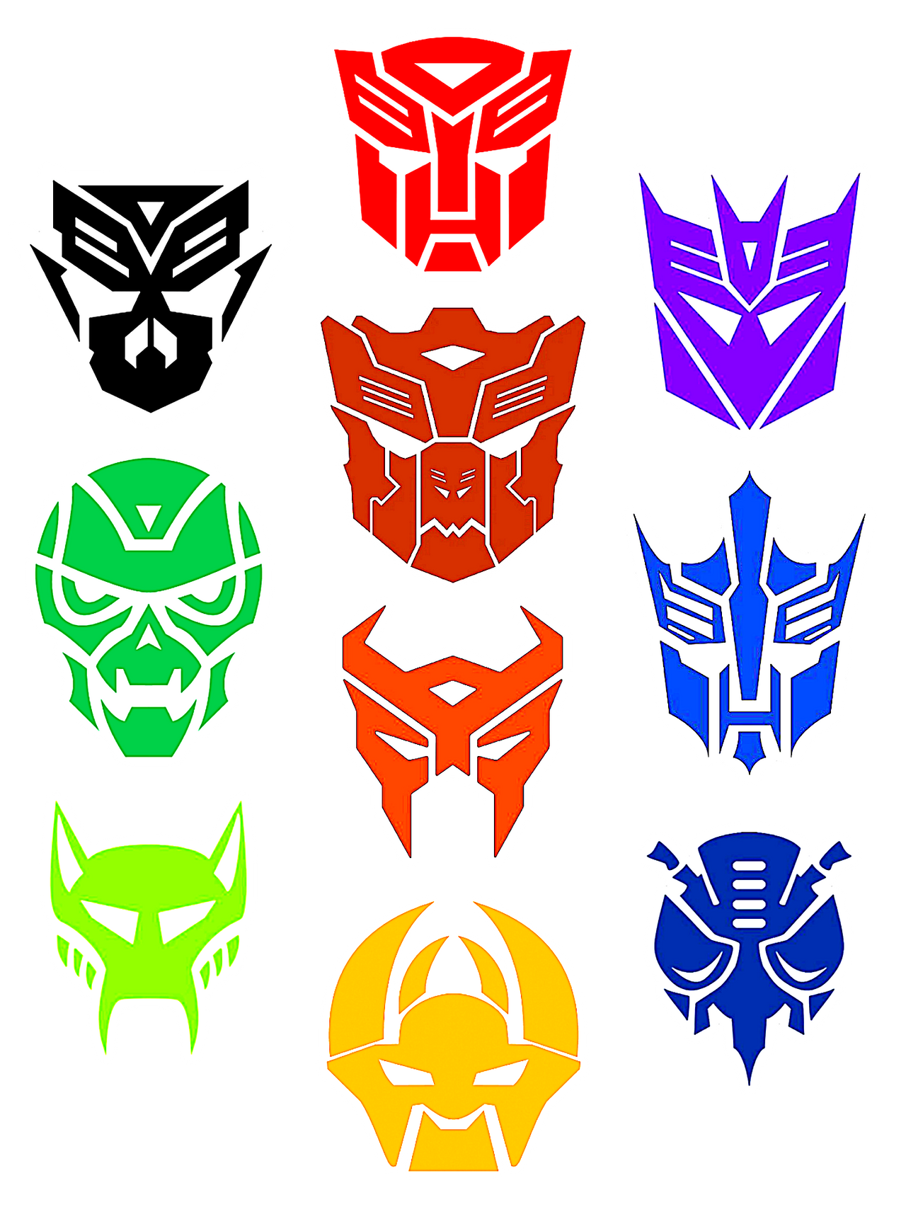 Transformers Symbol Sticker 10 by YNLF on DeviantArt