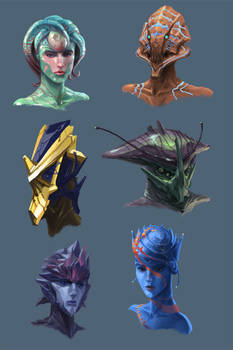 Alien Head Concepts