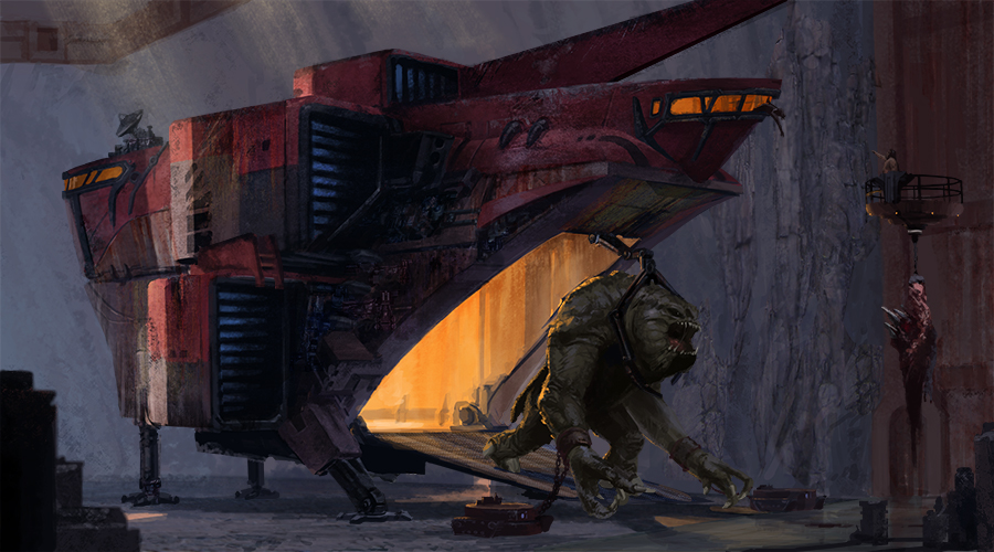 Rancor Transport - ILM Challenge