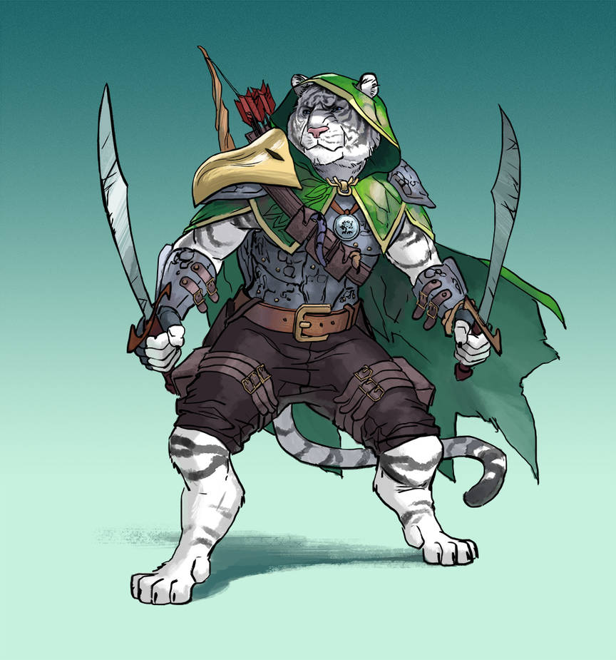 Tabaxi Ranger Token Commission - Tabaxi Ranger by Phill-Art on DeviantArt