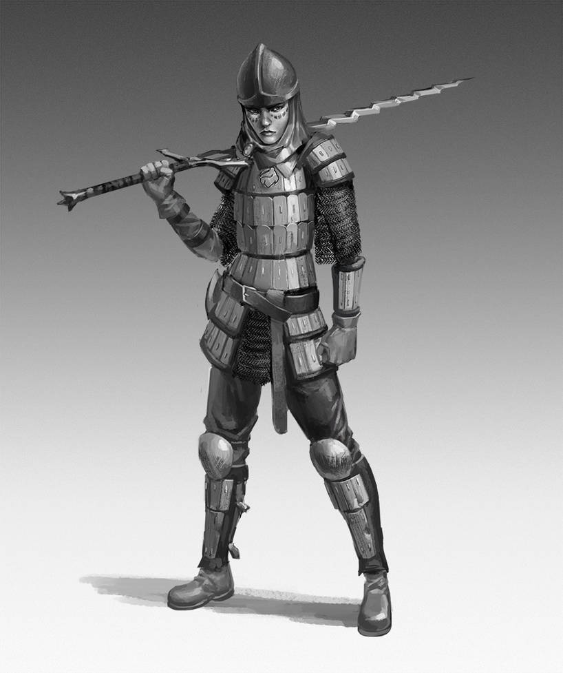 Commission - Drow Warrior by Phill-Art on DeviantArt