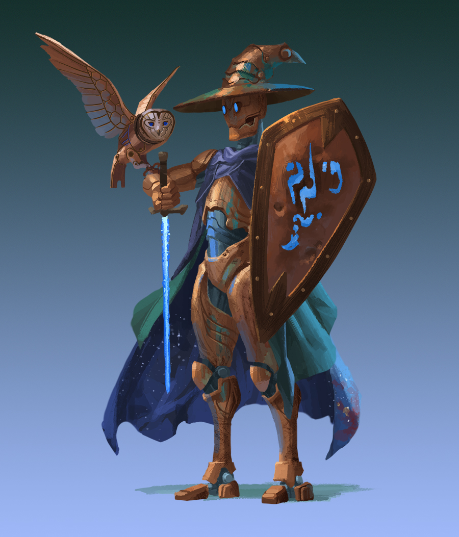 Commission - Warforged Fighter by Phill-Art on DeviantArt