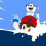 Touya used Surf