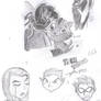 TEEN TITANS: Sketch page
