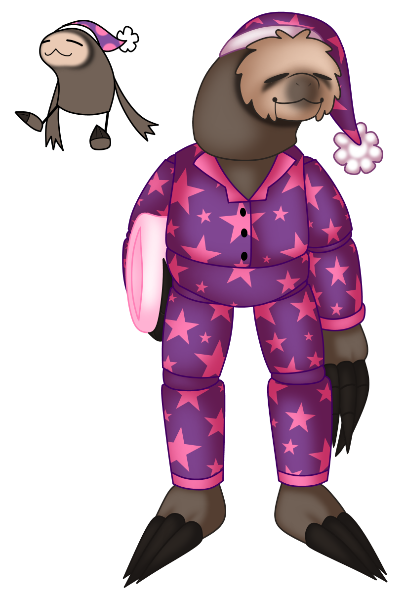 Sloth Oc FNaF OC - Sleepy Sophia the Sloth by NiceWeatherWereHavin on DeviantArt