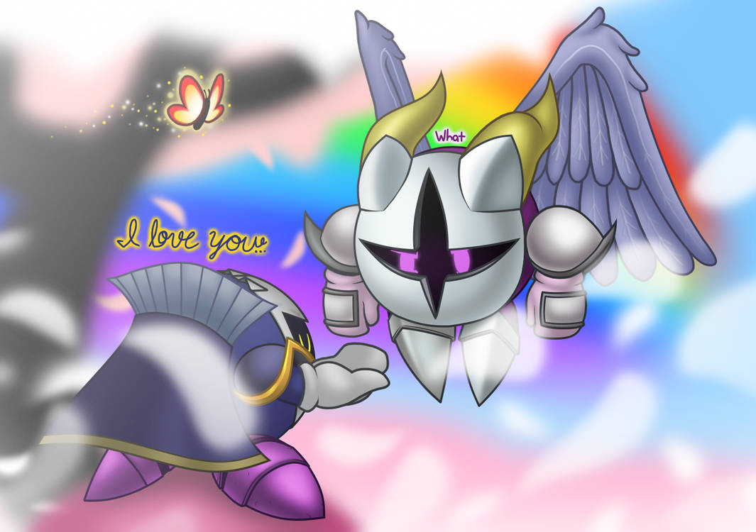 Meta Knight confesses his love by NiceWeatherWereHavin on DeviantArt