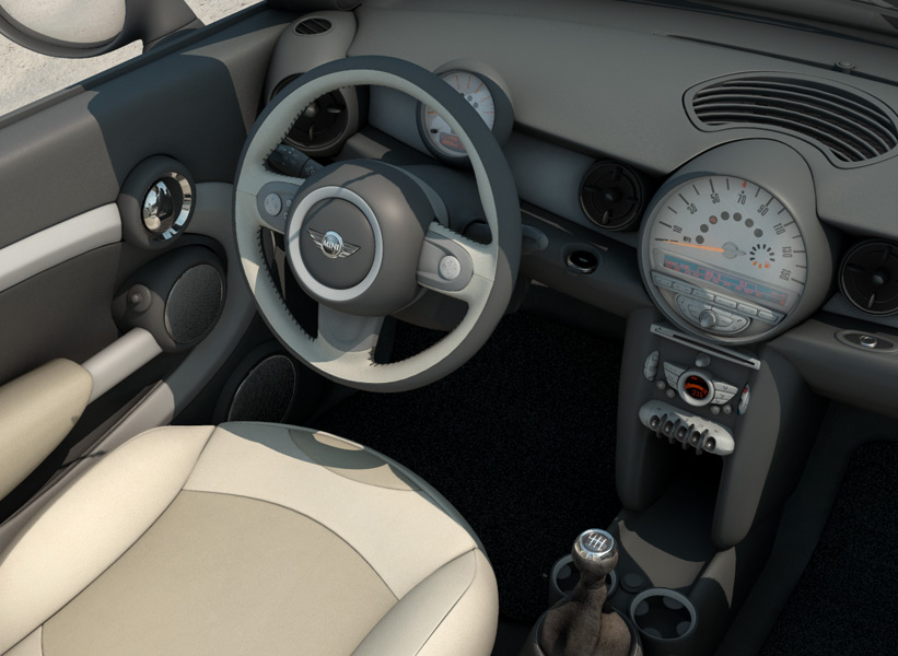 Mini Cooper S Cabrio Interior By Pablete On Deviantart