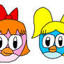 The Powerpuff Girls in Angry Birds Style